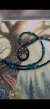 Celtic Knot Crow Goddess Witchcraft Bruja Witch Protection Amulet Necklace Y19 picture