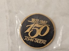 NEW JOHN DEERE 1837-1987 150TH ANNIVERSARY EMBLEM MEDALLIONS picture
