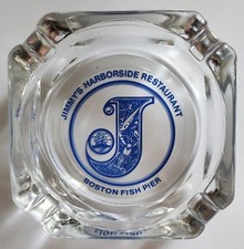 Vintage JIMMY'S HARBORSIDE RESTAURANT Ashtray; BOSTON FISH PIER; 1960s; Vintage picture