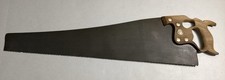 Vtg Marshall Wells Zenith Thumbhole Handsaw 29” 5 1/2 TPI Skewback picture
