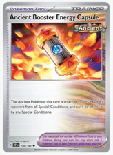 Ancient Booster Energy Capsule 140/162 Temporal Forces Pokemon Card picture