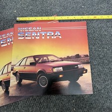 Original 1985 Nissan Sentra Deluxe Sales Brochure Coupe SE XE picture