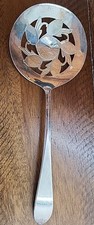 Hutton Pattern Wm.Rogers Original Rogers SILVER Slotted Server Serving Spoon picture