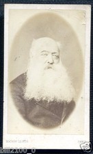 PHOTO CDV LEGROS A PARIS - BEARDED MAN  picture