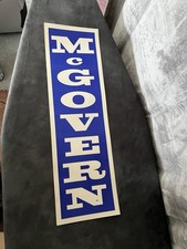 Vintage 1972 George McGovern Campaign Poster 20x6 Political Union Label picture