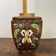 Brayton Laguna California Pottery Dutch Cookie Jar 1950s Vintage Kitchen Decor picture