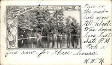 Bryantville MA Bath House Lewis & Turner c1900s-10s Vintage Postcard picture