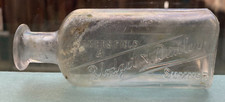1890 Blodget & Dudley Bakersfield Sumner CAL Pharmacy Medicine Glass Bottle picture