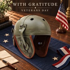 US M1938 Tanker Helmet WWII American US Jeep Helmet Replica picture