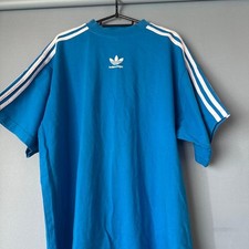 BALENCIAGA adidas Blue Cotton T-Shirt Size 2 (165/92A) Collaboration picture