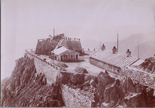 France, Pyrenees, Observatoire du Pic du Midi de Bigorre, vintage print, ca.1900 picture