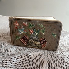 Antique 1800’s Victorian Autograph Book Overton, PA Signatures Embellishments picture