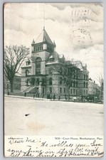 Court House Northampton Massachusetts Postcard 1905 picture