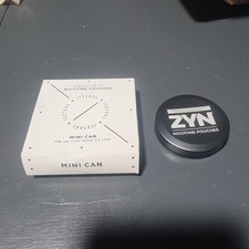 ZYN Official Rewards Metal Can Collectible Gray Empty Brand New in Box MINI picture