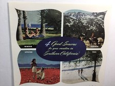 1948 All-Year Club Of Southern California, Vintage Print Ad. picture