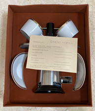Vtg Hollohaza Hungary Electric Expresso Maker/ Coffee Porcelain Set Rare picture