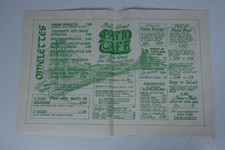 Vintage Patio Cafe Restaurant Menu Polk Street San Francisco Retro 1980s picture