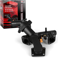 Engine Coolant Thermostat Housing Assembly W/Sensor Compatible with Land Rover R picture