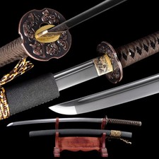 Oni Monk Hand Forged Japanese Katana Samurai Sword Full Tang High Carbon Steel picture