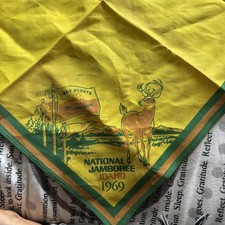 Vintage Boy Scouts National Jamboree Idaho 1969 Neckerchief BSA picture