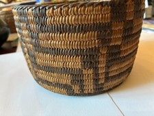 Vintage Native American Hand Woven Basket, 4