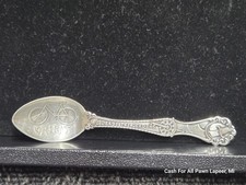 Leads The Leaders Orient 3.7/8” Vintage Souvenir Spoon bicycle advertising 8g picture