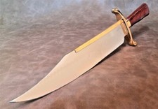 Massive Big Gil Hibben Old West Bowie Hunting Knife - Quality w/Sheath GH5069 picture