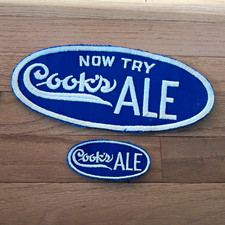 Cook's Ale 2x Breweriana Patches Lot 