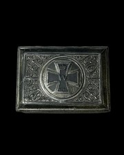 WWI Imperial German Patriotic Box With 1914 Iron Cross picture