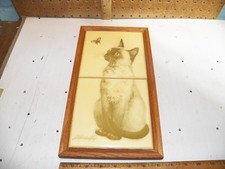 Vintage KIMBERLY Framed Tiles, Artist Signed
