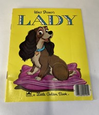 Vintage Lady And The Tramp Walt Disneys Paperback Book 1954 Little Golden Book picture