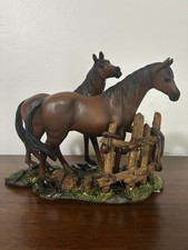 Vintage Chalkware Horse Statue Figurine picture