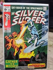 Marvel Comics Silver Surfer #12 Bronze Age 1970 Gather Ye Witches Abomination picture