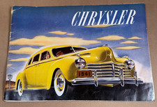 Original 1941 Chrysler Full Line Sales Brochure 41 Brougham Convertible Coupe picture