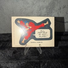 1975 TOPPS MARVEL COMICS STICKER SHANG-LI KUNG FU  picture