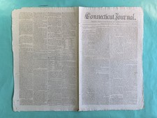 1797 Connecticut Journal New Haven May 31 JOHN ADAMS JEFFERSON France XYZ Affair picture