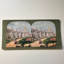 The Terrace of States West From Festival Hall Antique Stereoview Card 5H6-5 picture