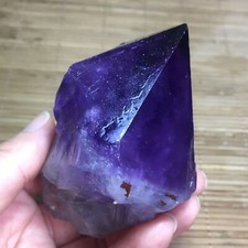 296g  Natural Amethyst Quartz Crystal point Rough Specimen Healing 841 picture