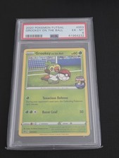 Grookey on the Ball Pokemon Futsal Promo 003/005 PSA 6 picture