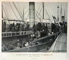 Antique Photographs 1890 Emigrant Ships 20 Photogravures Bremerhaven New York picture