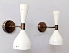 Orange Wall Sconce Diabolo Pair of Modern Italian Wall Lights Wall Fixture Lamp picture
