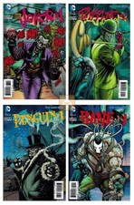 💥 BATMAN #23.1 23.2 23.3 23.4 3D 2ND PRINT VARIANT 2014 JOKER PENGUIN RIDDLER picture