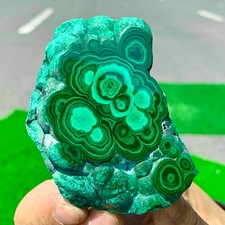 240G Natural Malachite transparent cluster coarse mineral Crystal picture