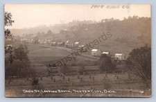 J87/ Dexter City Ohio RPPC Postcard c1910 Davis St Home Noble County 749 picture