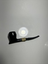 Vintage Medico Onyx Tobacco Pipe Rounded Shape Black With Point Very Good Shape. picture