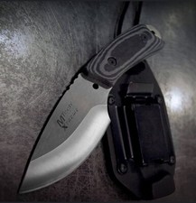 Mtech Xtreme Neck/Boot Knife Full Tang Fixed Blade Clip Sheath Micarta picture