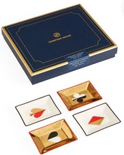 Jonathon Adler Dealer's Choice Petite Trays Set of 4-- NIB (b8) picture