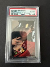 2025 AESPA Rich Man Ningning Energy Version Photocard PSA 10 Gem Mint picture