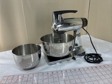 Vintage Sunbeam Mixmaster 12-Speed Detachable Stand Mixer Set, Chrome, Tested picture