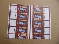 1953 Chevrolet for '53 Advertising Matchbook Sheet Uncut Chevy Vintage Original picture